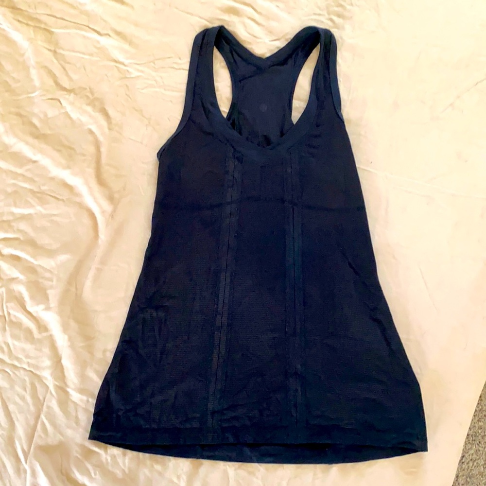 Lululemon Racerback Tank Top V-neck sz8 Swiftly